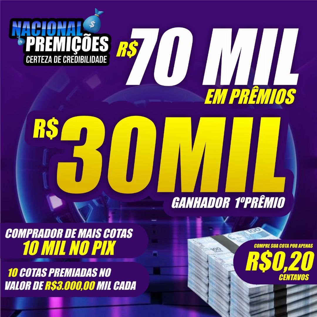 EDIÇÃO 0430 - R$ 70 MIL - EM PRÊMIOS - 20/12/24 - 12:00hs